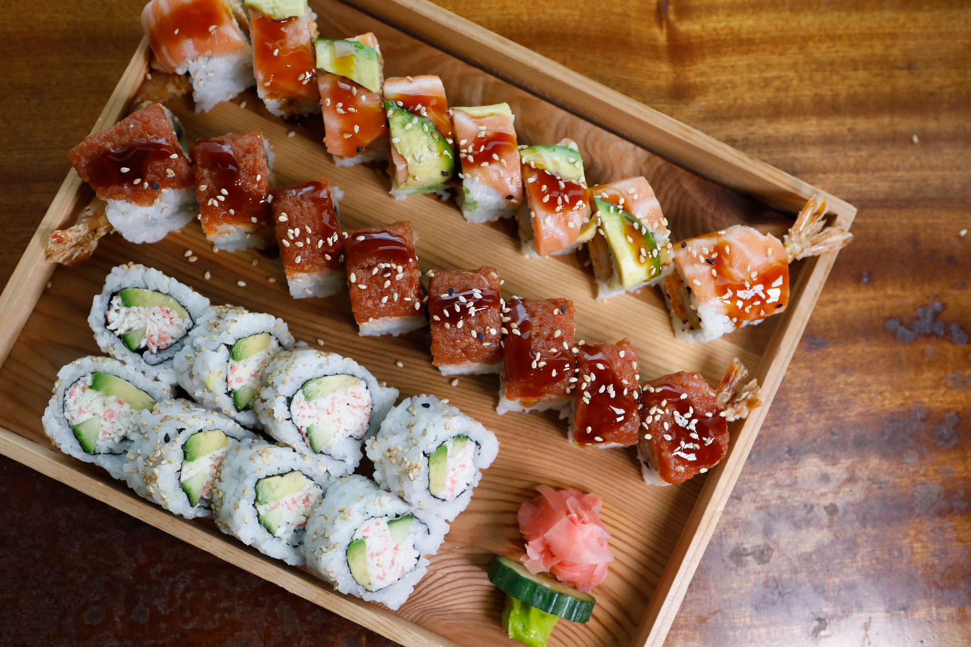 SEA Hachi-ko Plated Food (sushi tray)