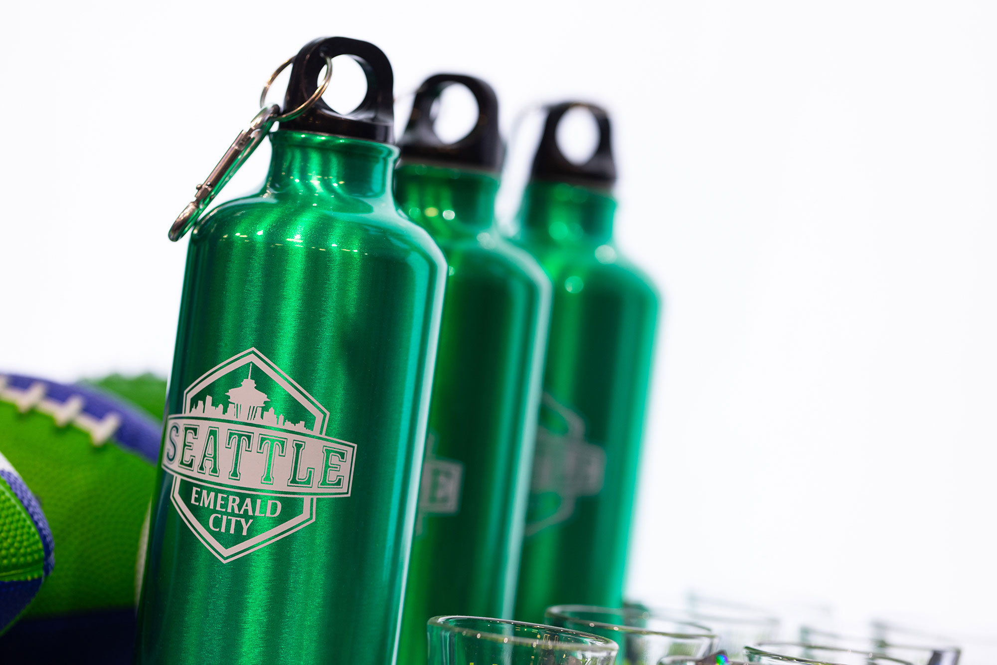 SEA Hudson Seattle Emerald City Water Bottles