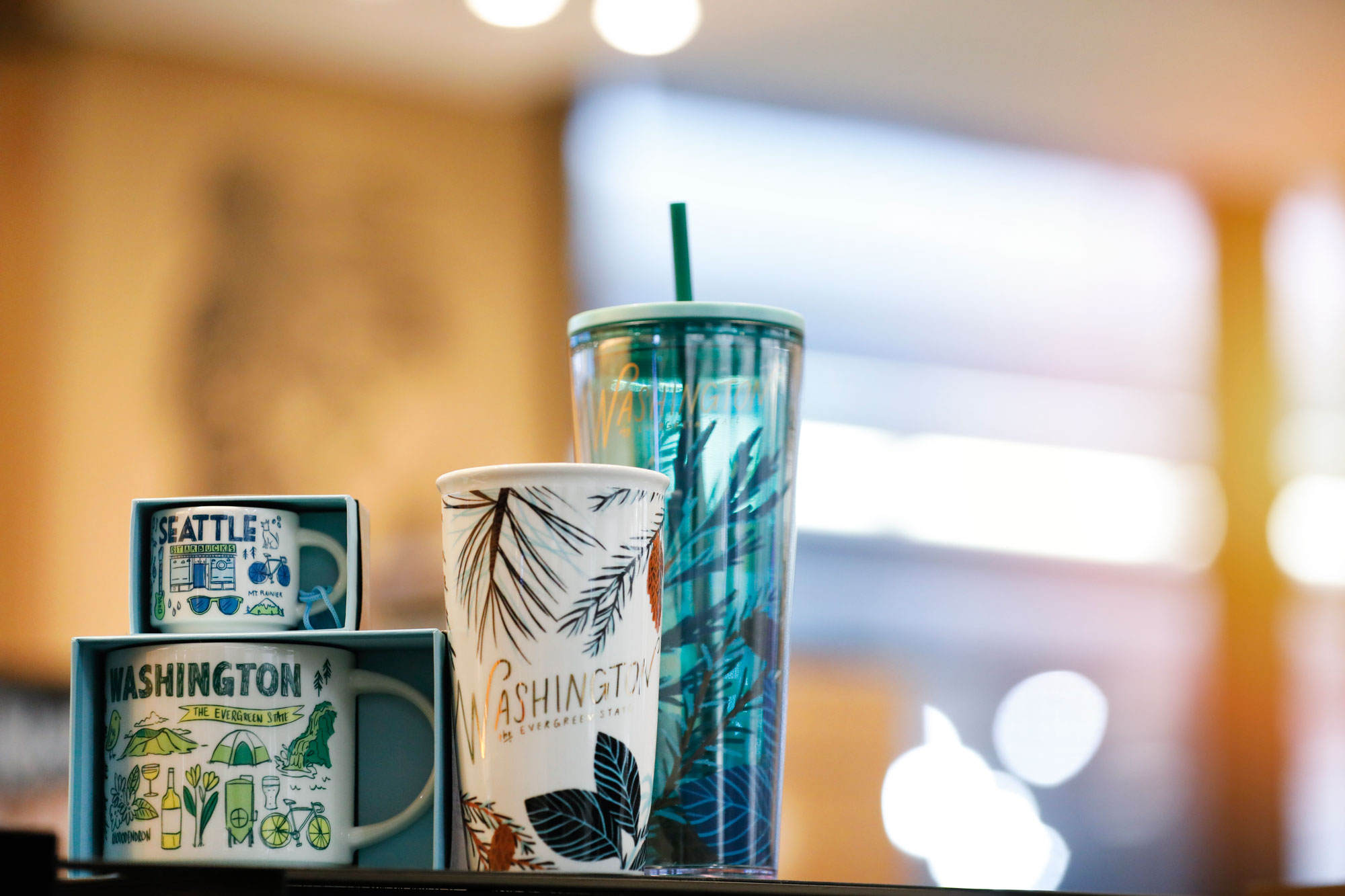 SEA Starbucks Mugs and Water Bottles