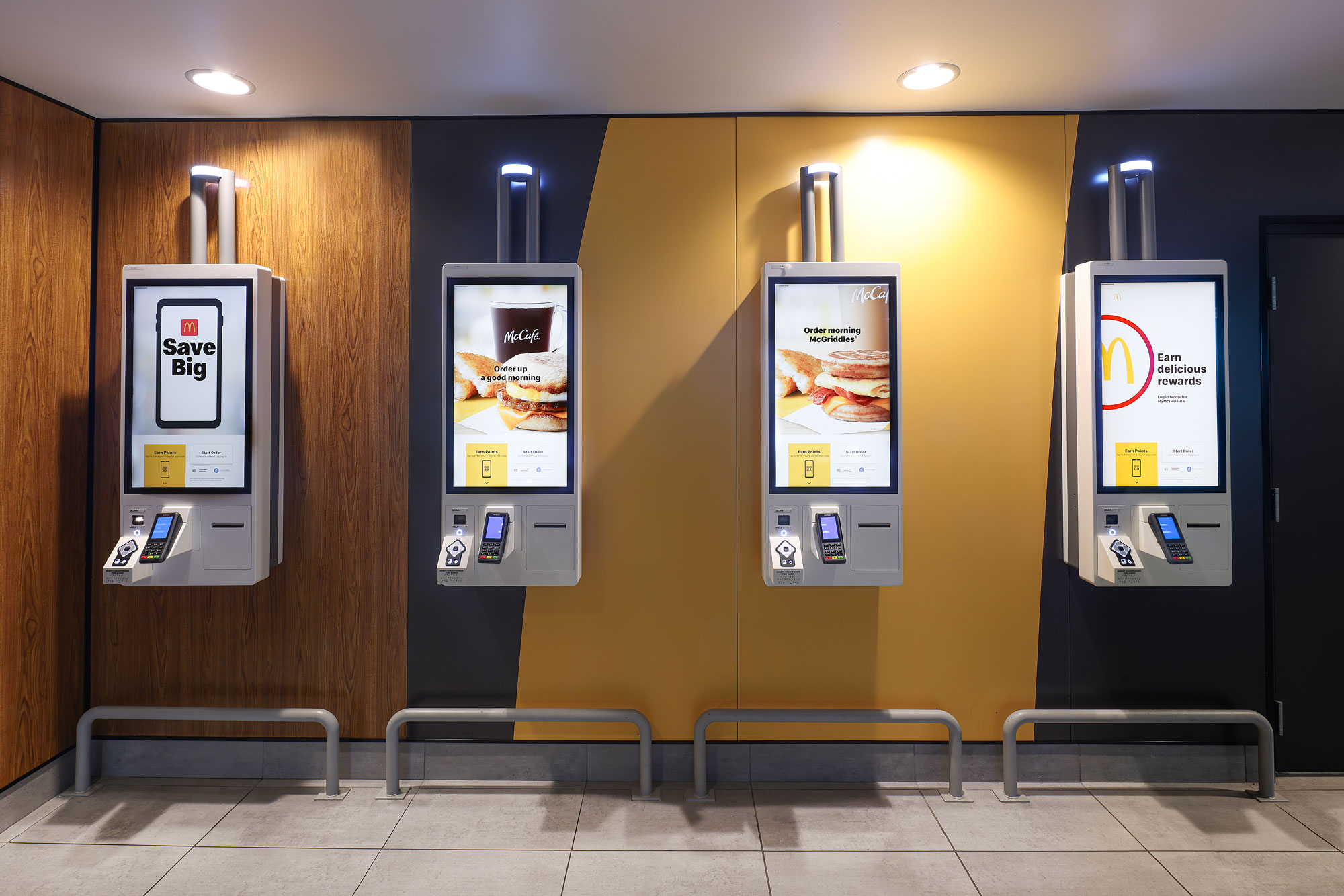 SEA McDonald's self-service ordering kiosks