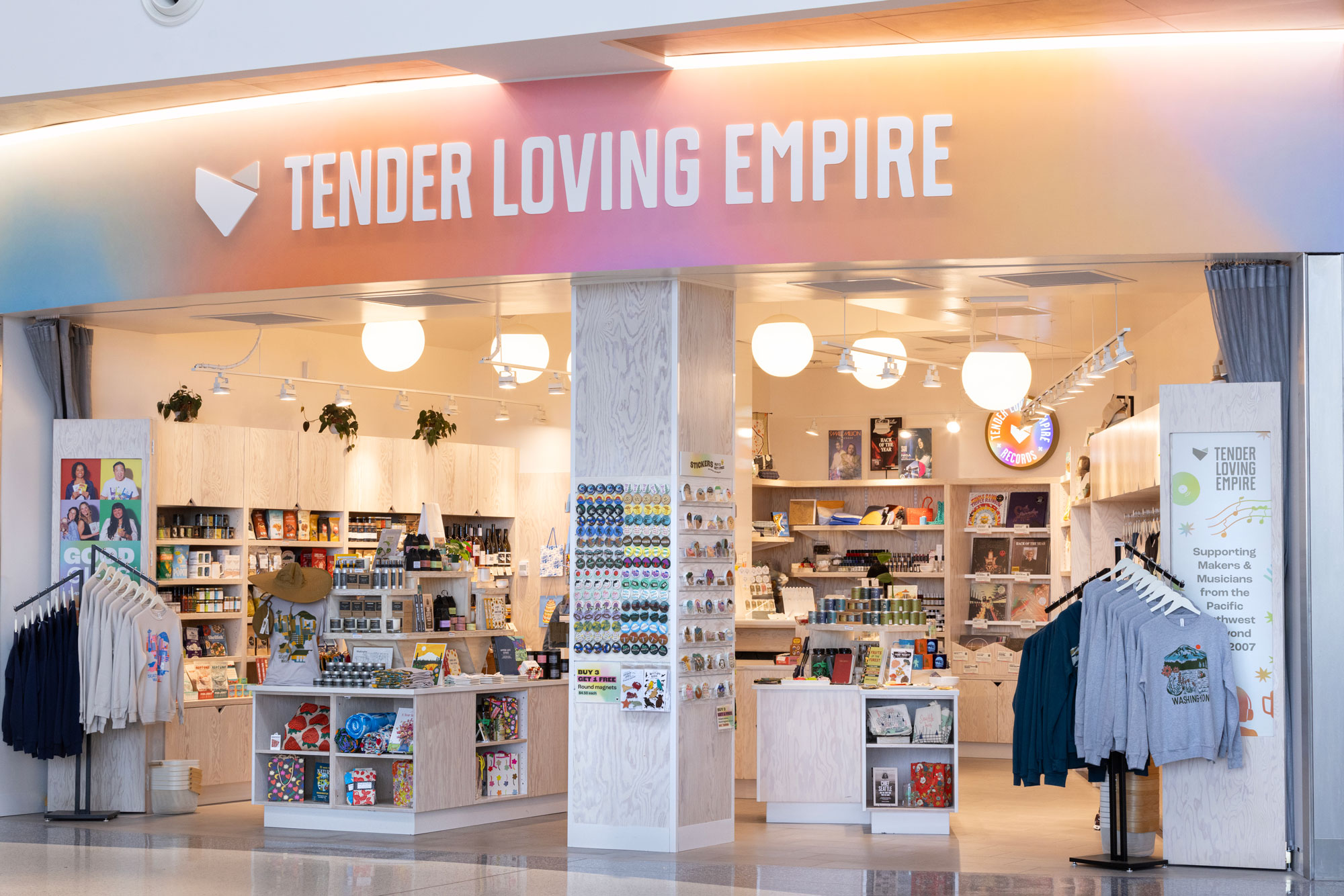 Tender Loving Empire only at SEA Airport