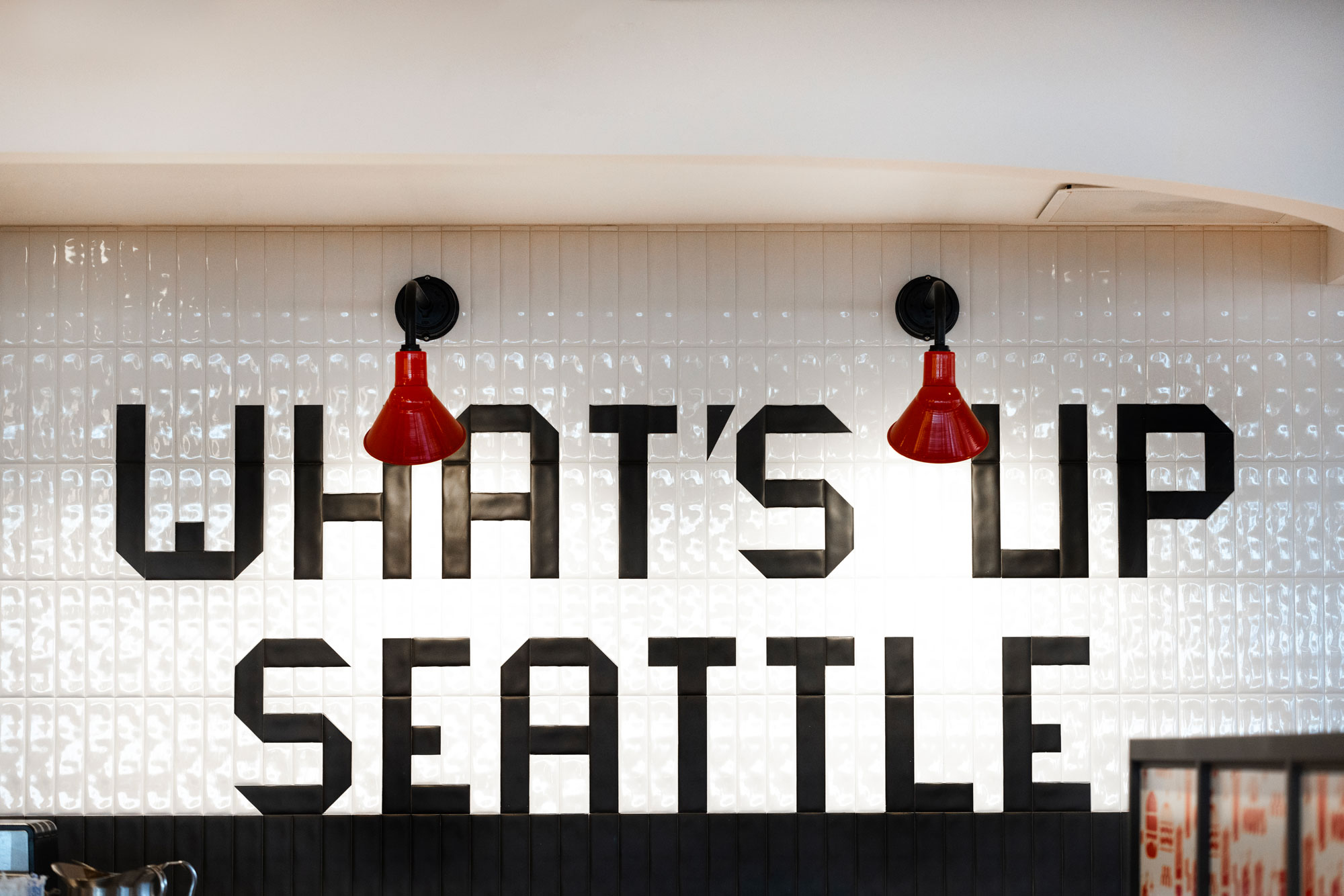 Lil Woody's What's Up Seattle wall design