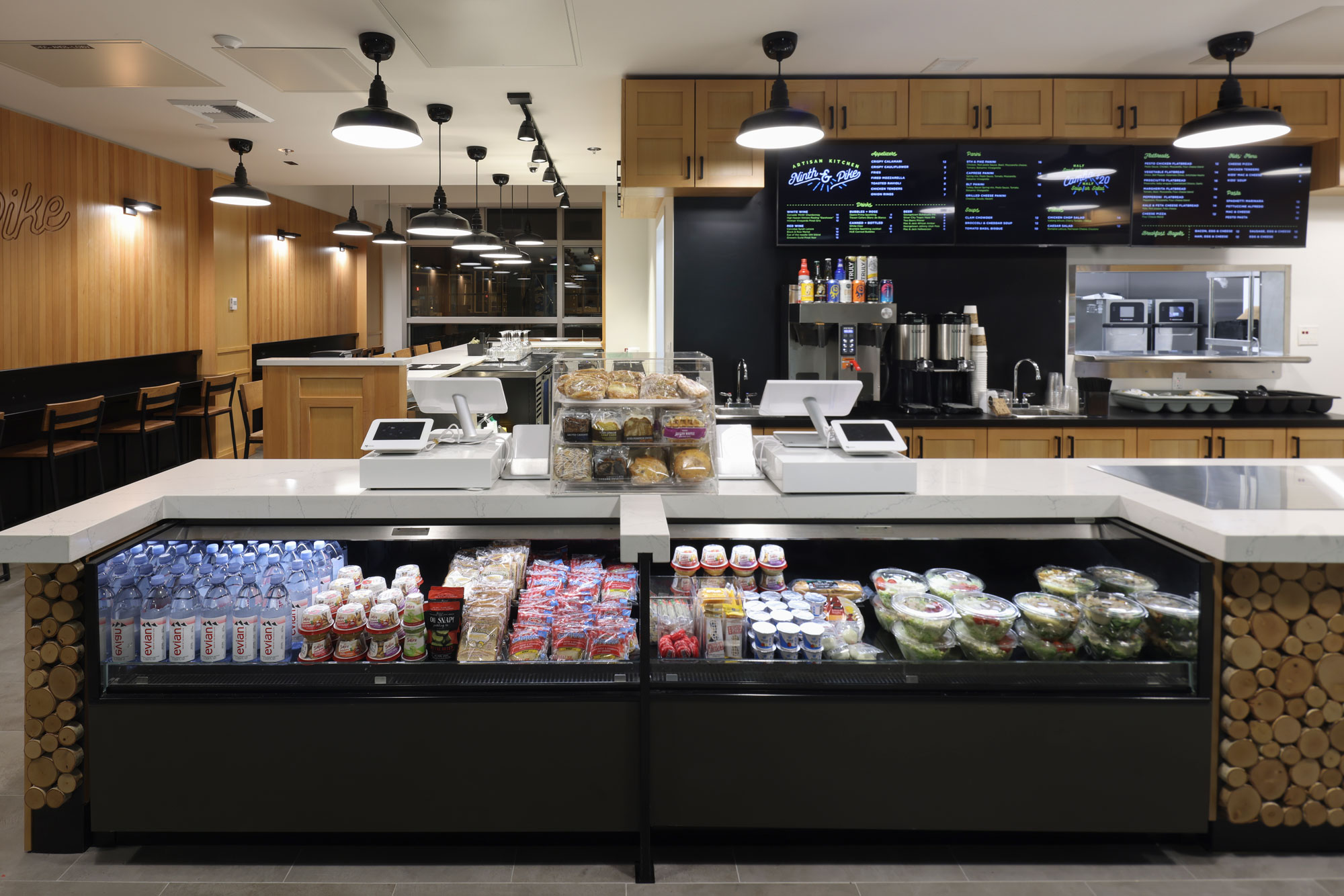 Ninth & Pike grab and go refrigeration display