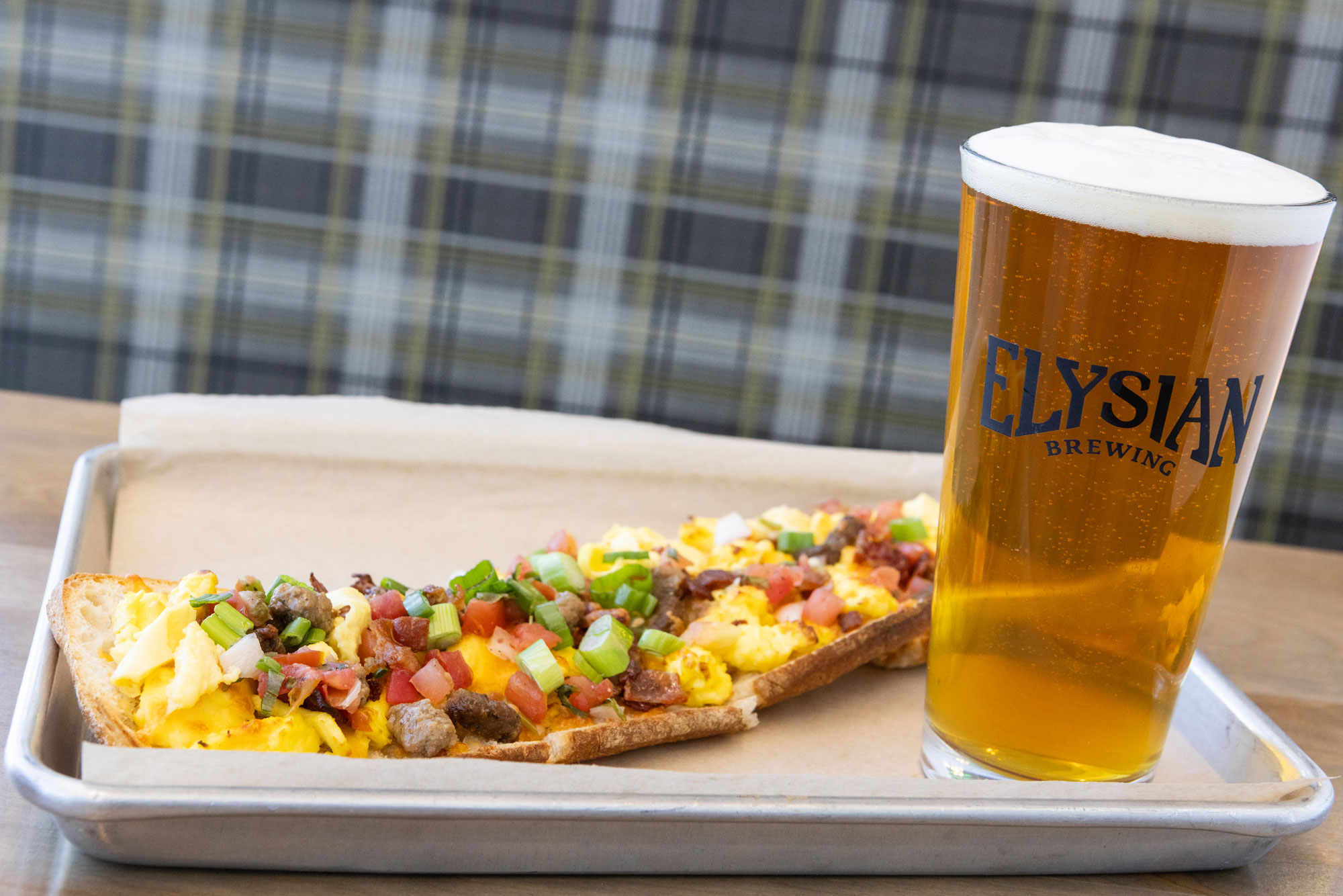 Open Space Tap Room craft beer and flat bread