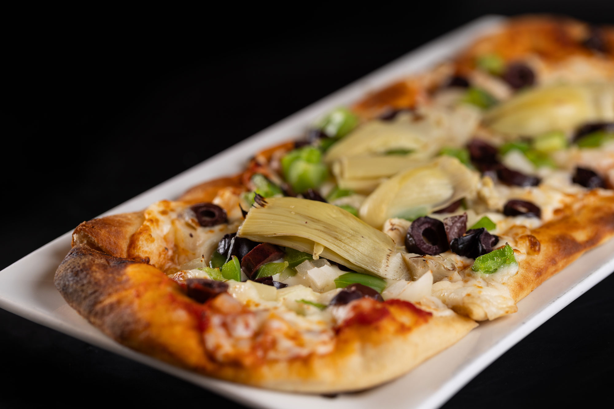 Embarque Whiskey Grill pizza