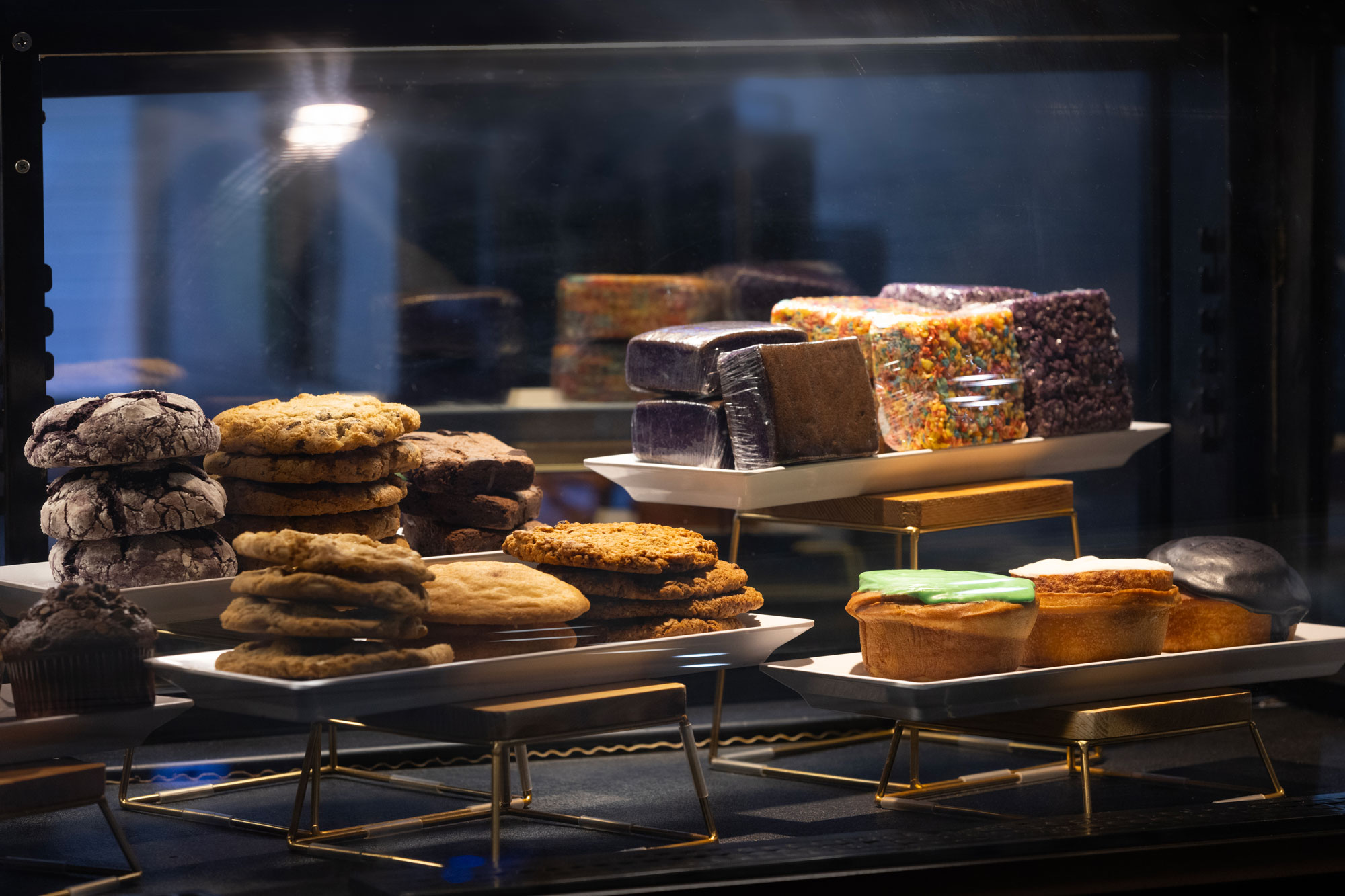 Neighborhood Cafe cookie and dessert display