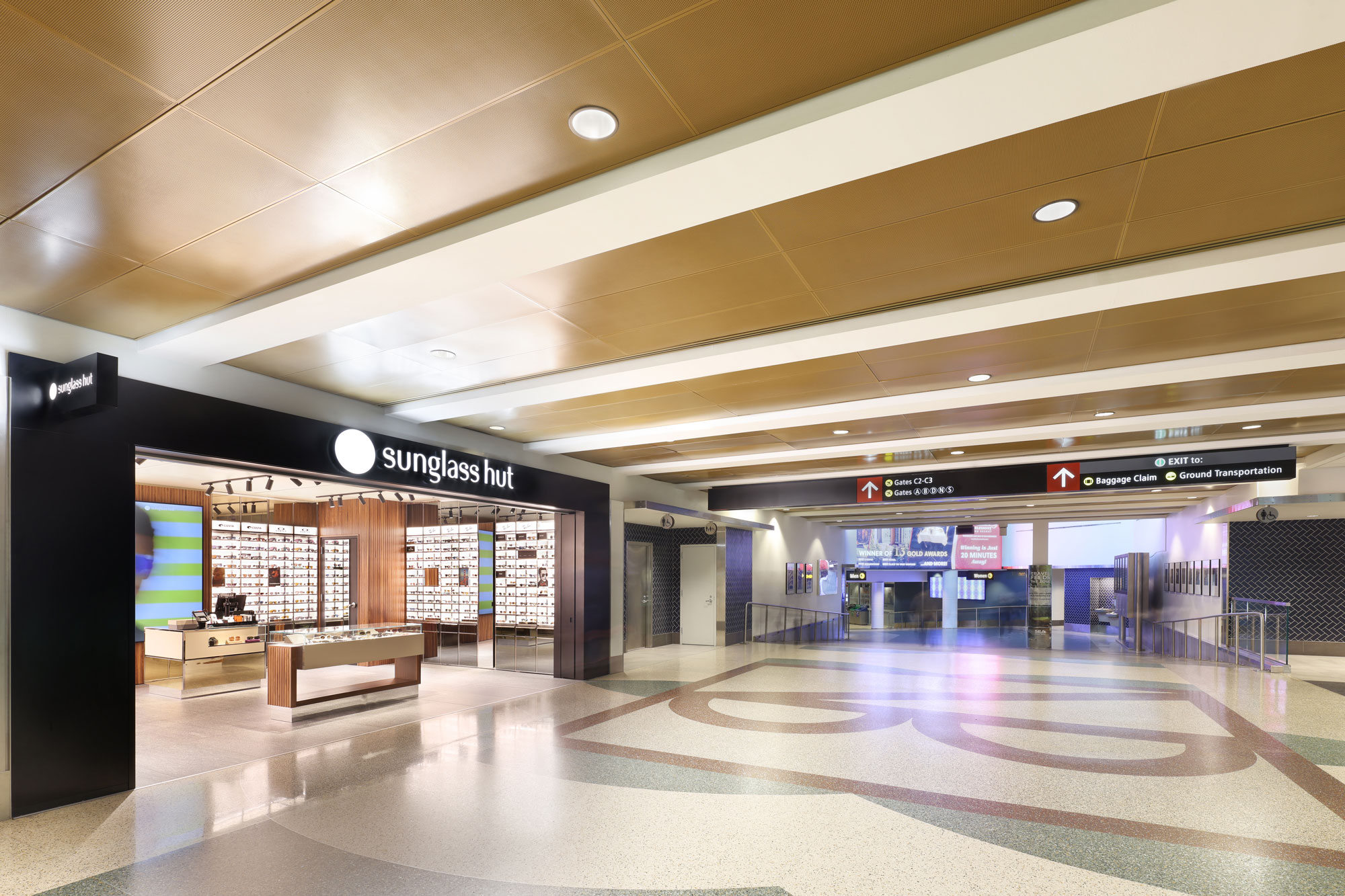 Sunglass Hut from terminal POV