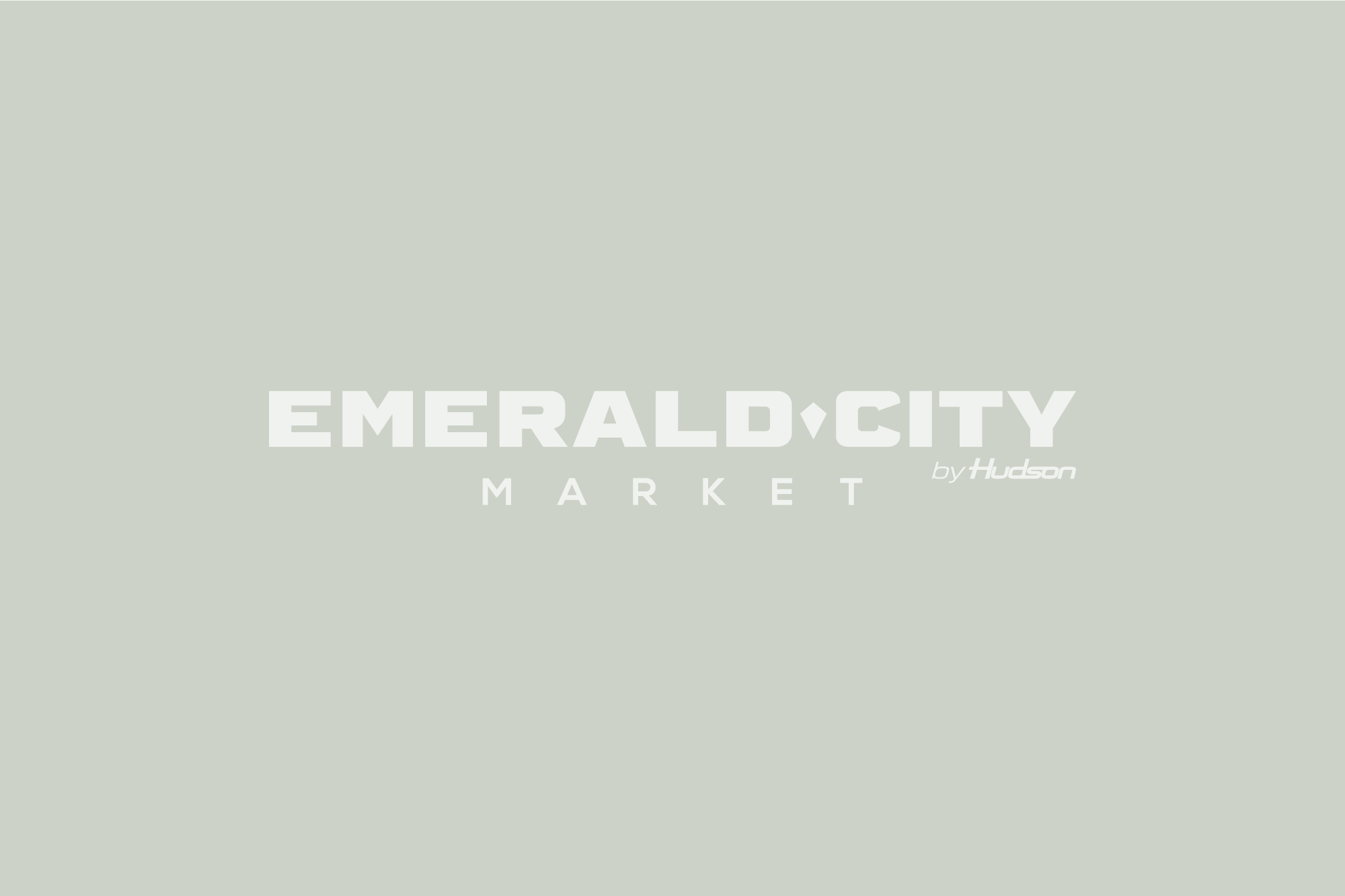 Emerald City Market by Hudson logo on green/grey background