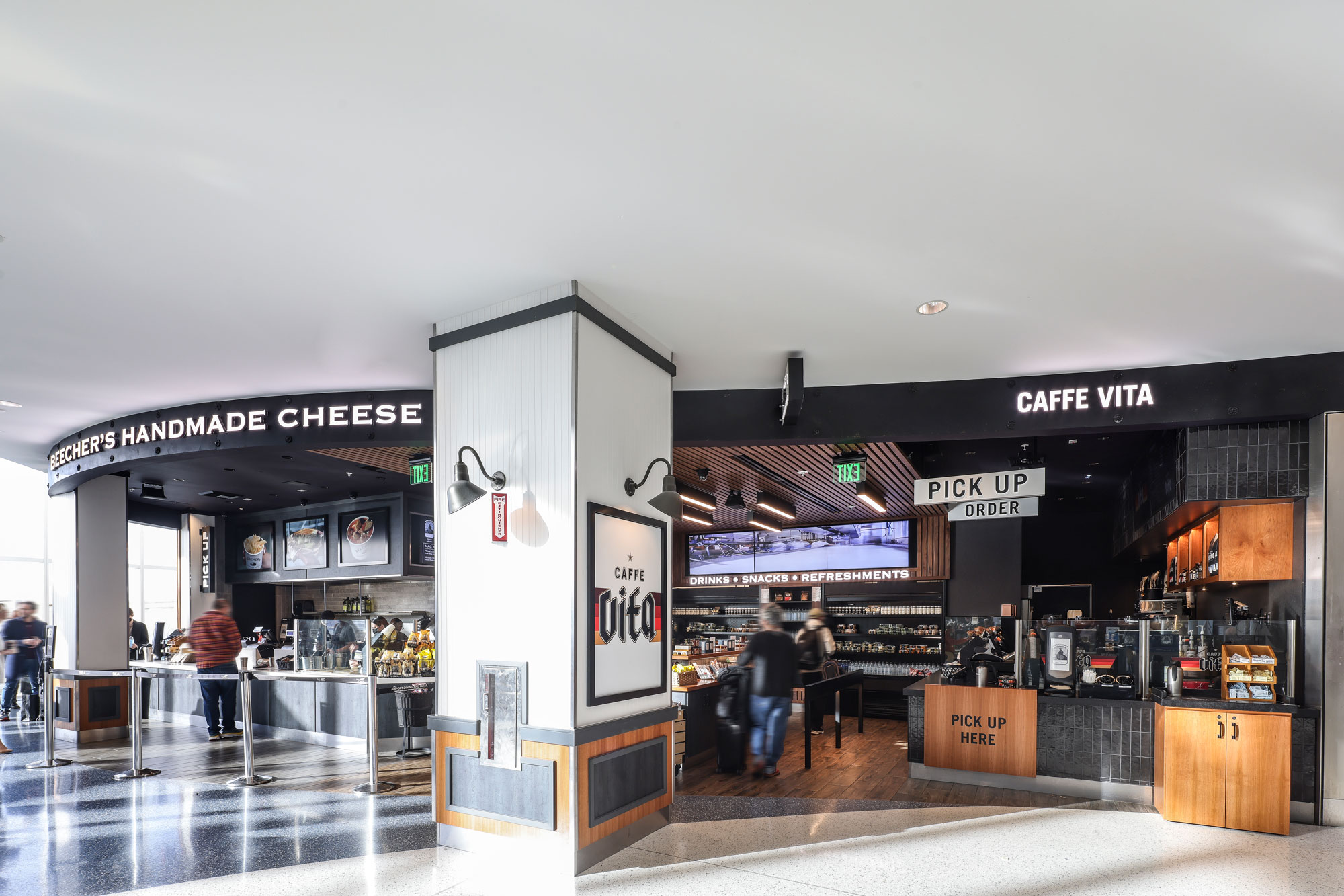 Caffe Vita and Beecher's Handmade Cheese exterior
