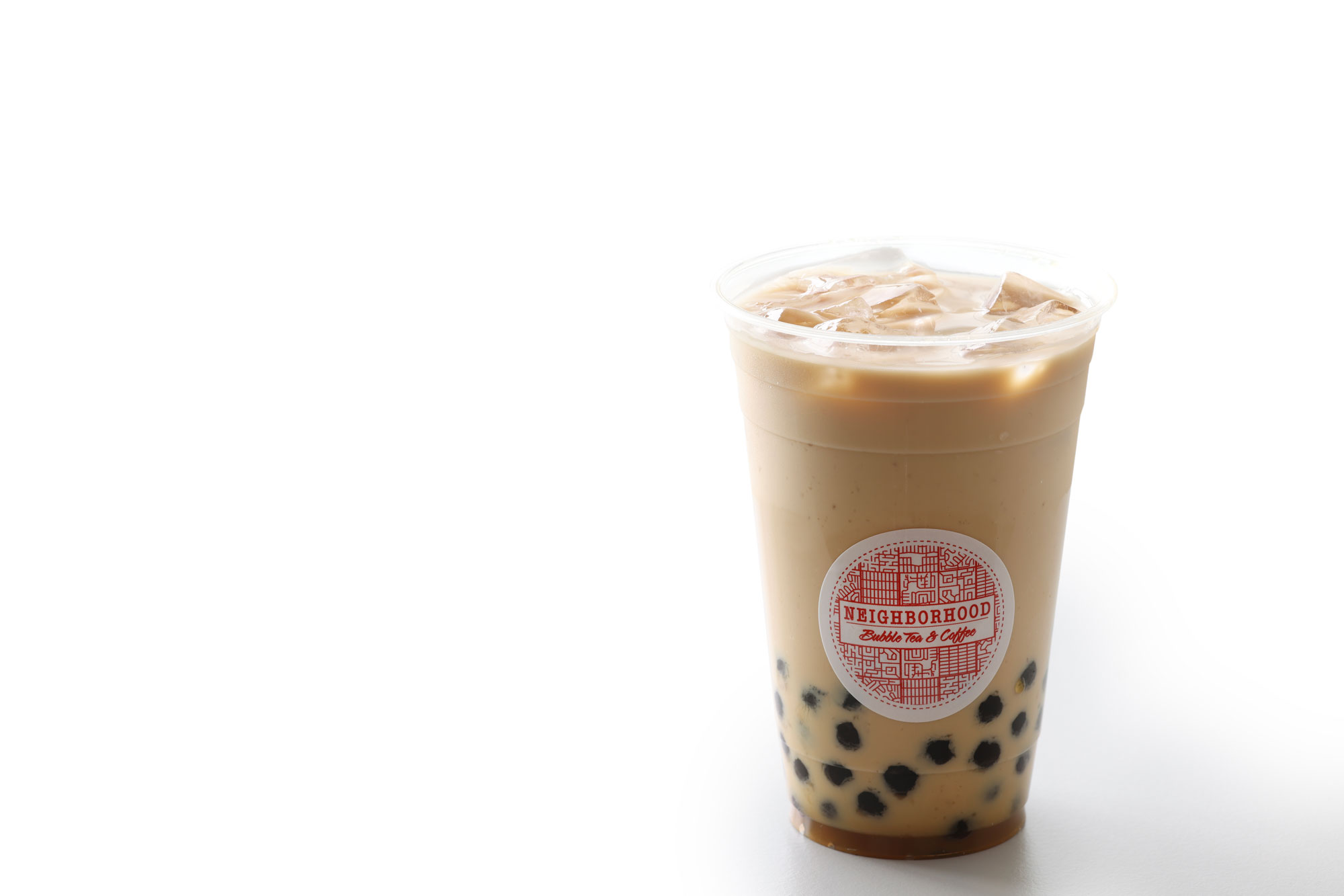 Neighborhood Bubble Tea & Coffee milk tea with boba