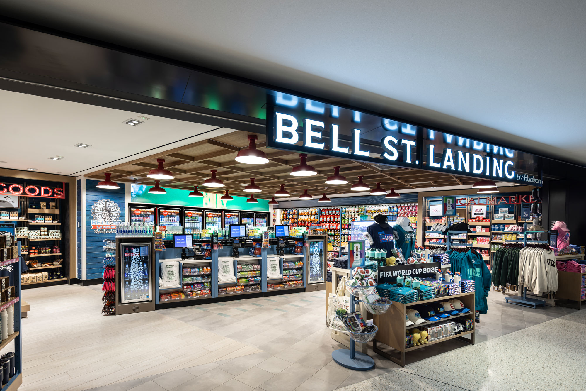 Bell St. Landing with exterior close-up