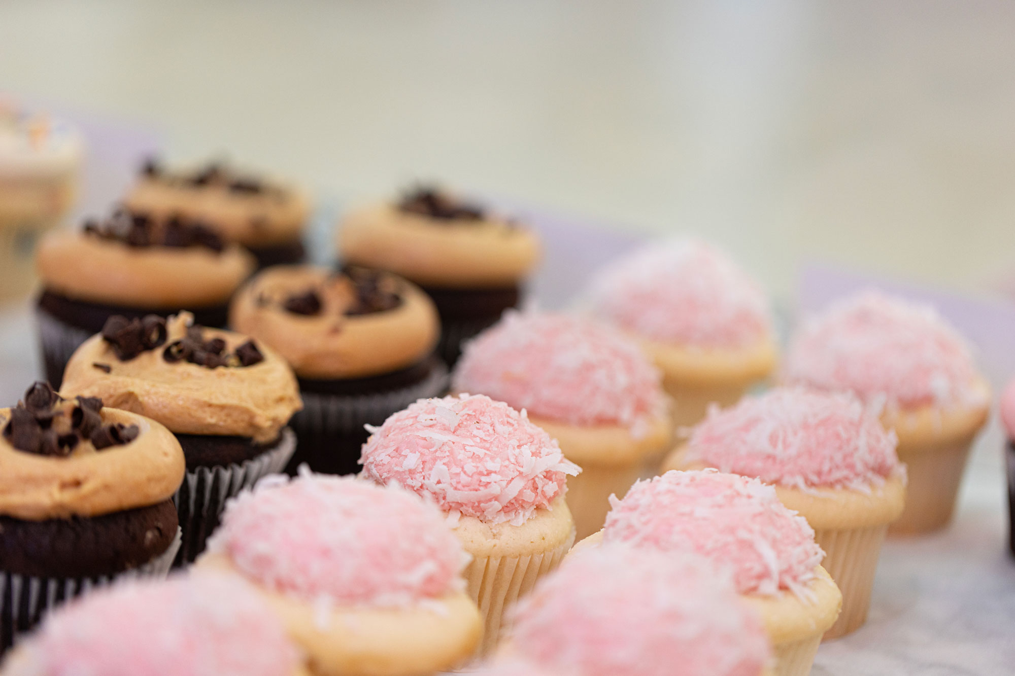 Cupcake Royale strawberry and chocolate cupcakes